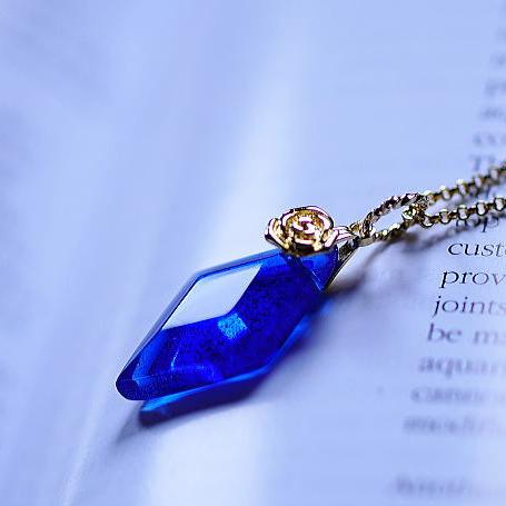 楽天市場】『Trueblue diamond』 ガラスアクセサリー ネックレス
