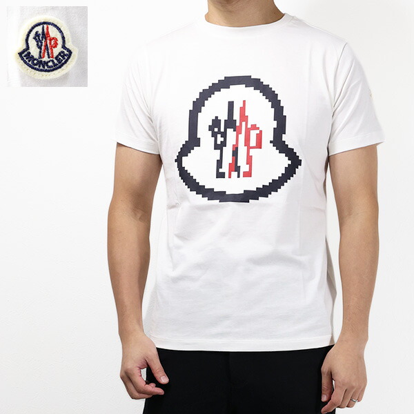 楽天市場】MONCLER モンクレール Logo Pixelated Print T-Shirts T