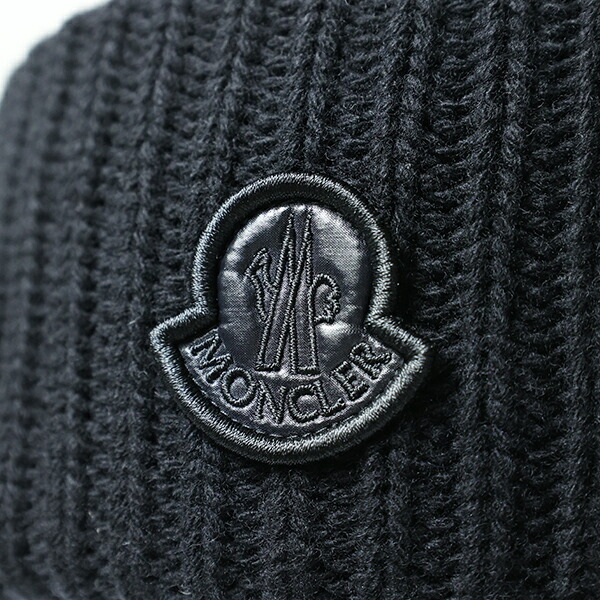 楽天市場】MONCLER モンクレール Knit Cap ニット帽 ビーニー ニット