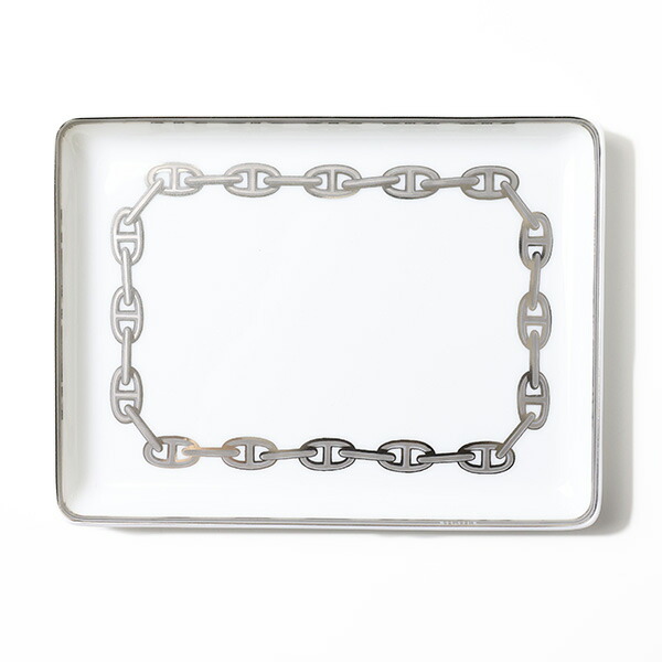 楽天市場】HERMES エルメス Chaine D'ancre Platinum Plate スクエア