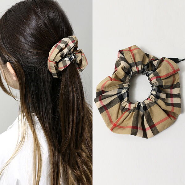 楽天市場】BURBERRY バーバリー Vintage Check Cotton Scrunchie