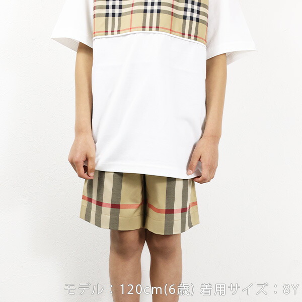 楽天市場】BURBERRY バーバリー Check Stretch Cotton Tailored Shorts