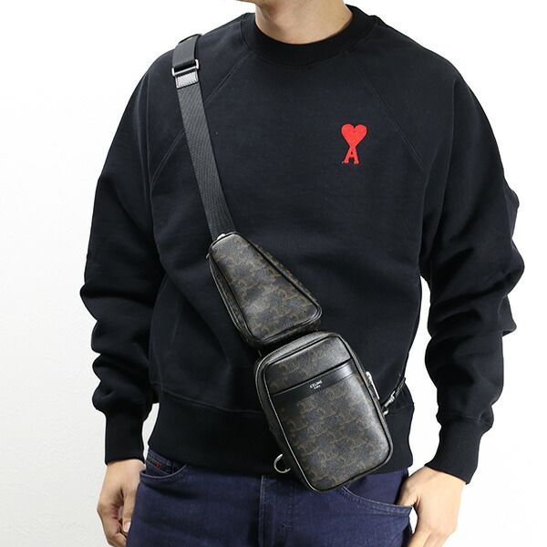 楽天市場】CELINE セリーヌ MULTI POCKET BAG ボディバッグ マルチ