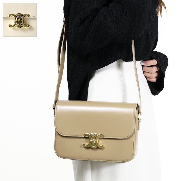 楽天市場】CELINE セリーヌ CLASSIQUE TRIOMPHE Shoulder Bag