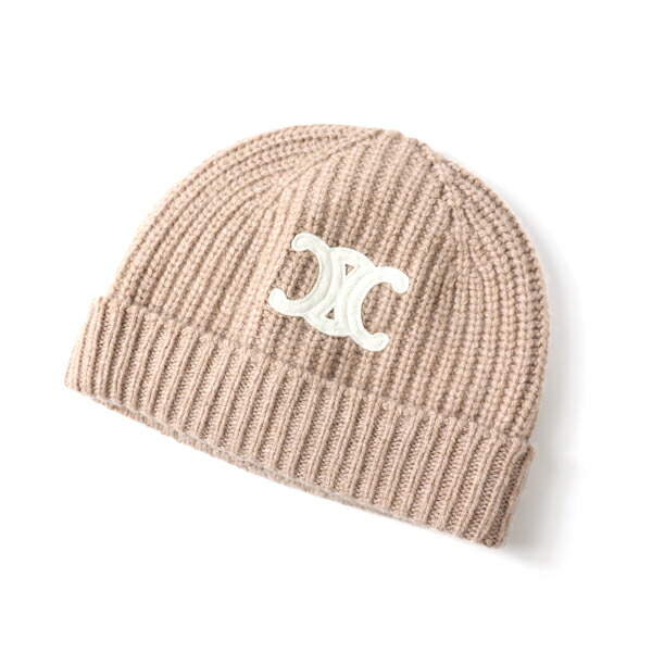 楽天市場】CELINE セリーヌ ニット帽 Triomphe Beanie 2AA32384D