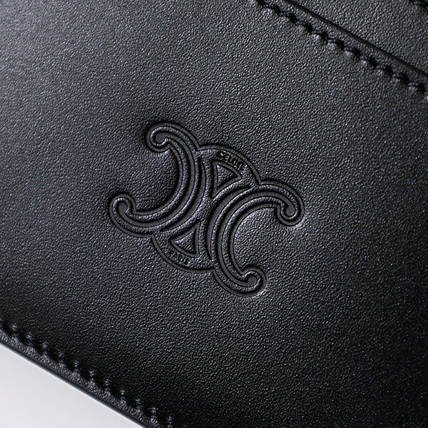 楽天市場】CELINE セリーヌ Triomphe Embossed Card Holder カード