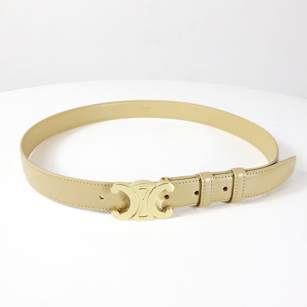 楽天市場】CELINE セリーヌ ベルト Medium Triomphe Belt 25mm