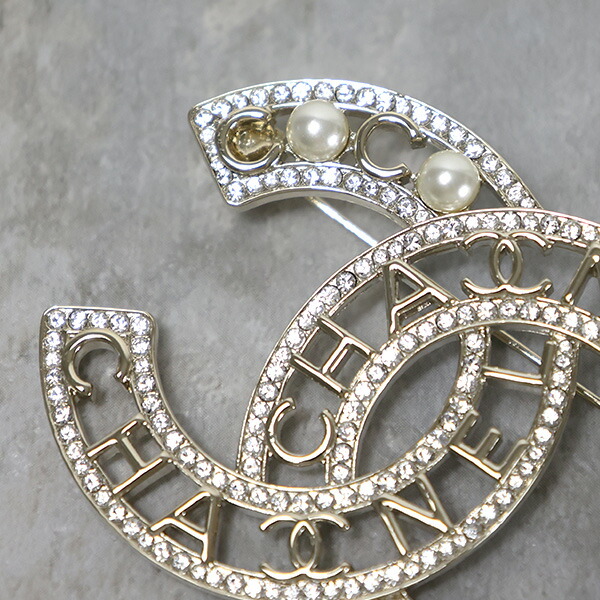 楽天市場】CHANEL シャネル COCO LOGO BROOCH ココマーク ブローチ