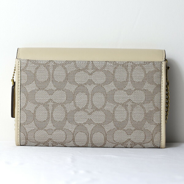 楽天市場】COACH コーチ Tabby Chain Clutch In Signature Jacquard