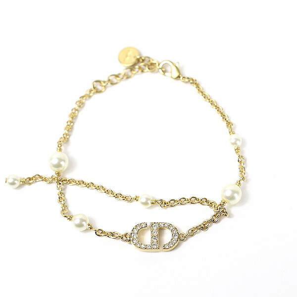 楽天市場】Dior ディオール Petit CD Pearl Bracelet ブレスレット