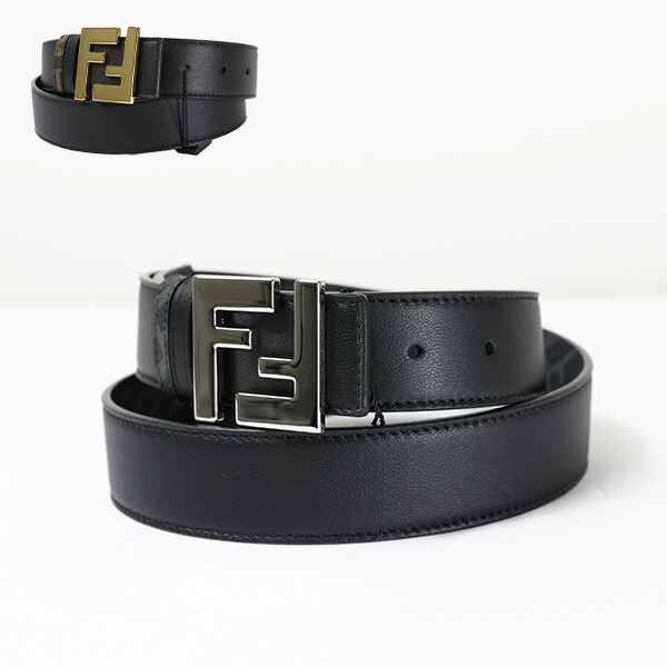 楽天市場】FENDI フェンディ REVERSIBLE BELT ベルト リバーシブル