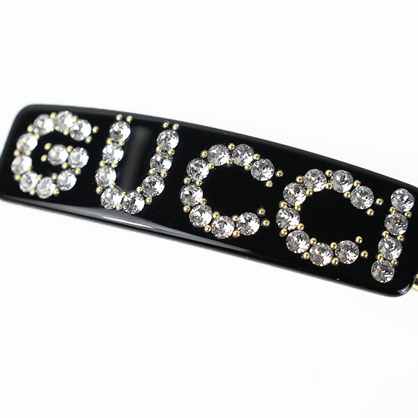 楽天市場】GUCCI グッチ Cyrstal GUCCI Hair Clip クリスタル シングル