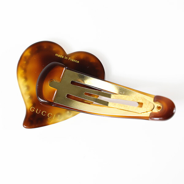 楽天市場】GUCCI グッチ Interlocking G Heart Hair Clip インター