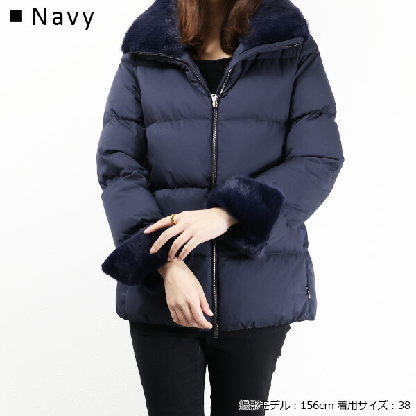 楽天市場】HERNO ヘルノ Fur Down Jacket ダウンジャケット フェイク