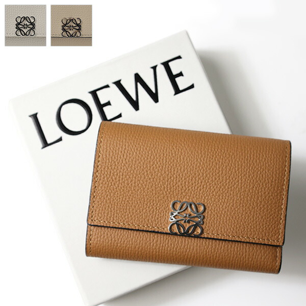 楽天市場】LOEWE ロエベ Anagram Small Vertical Wallet 三つ折り財布