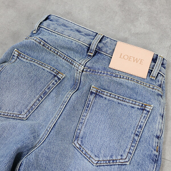 楽天市場】LOEWE ロエベ デニムパンツ Button fly Wide Denim Pants