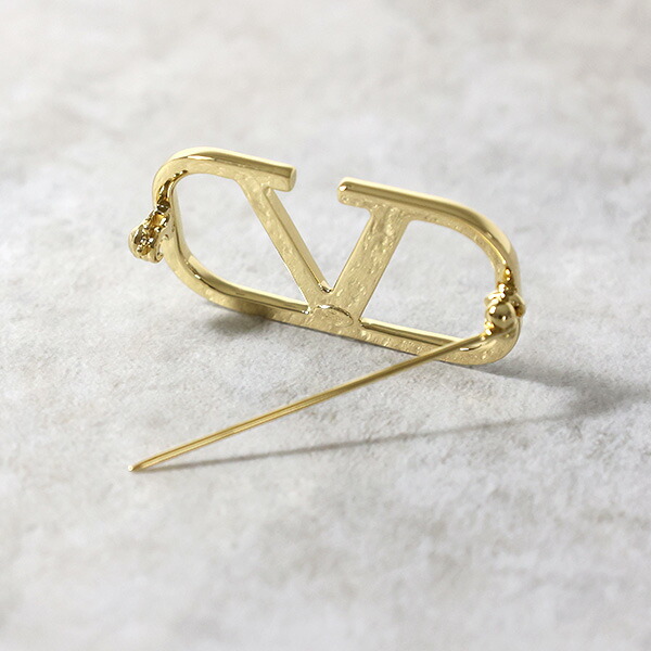 楽天市場】VALENTINO ヴァレンティノ Vlog metal brooch ブローチ