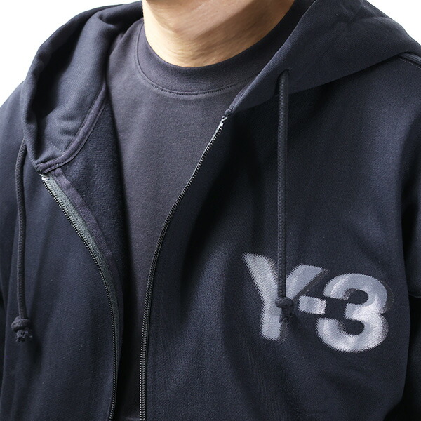 楽天市場】Y-3 ワイスリー LOGO ZIP HODDIE パーカー ジップアップ