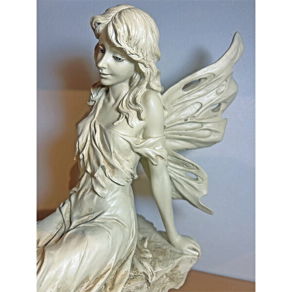 楽天市場】【送料無料】癒しの妖精 像 妖精 フェアリー 天使