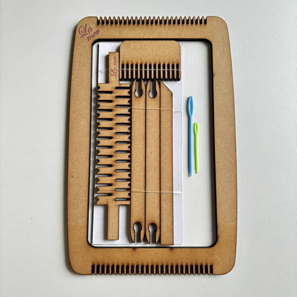 楽天市場】ラ・メール 小さな木枠織り機セット 【メール便可】＜卓上