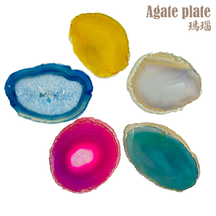 楽天市場】アゲート スライス プレート 瑪瑙 めのう 天然石 原石 縞