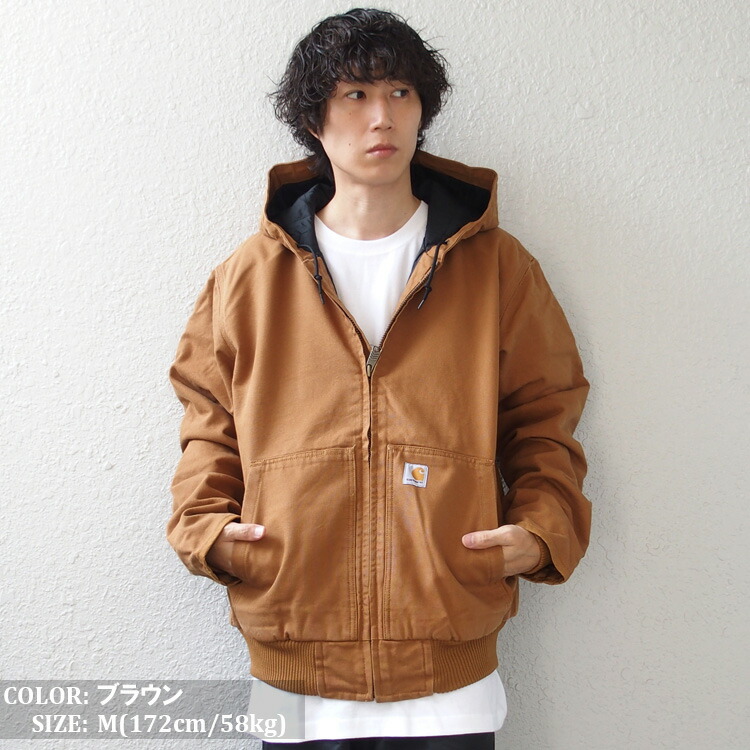 楽天市場】カーハート アクティブジャケット ルーズフィット J130