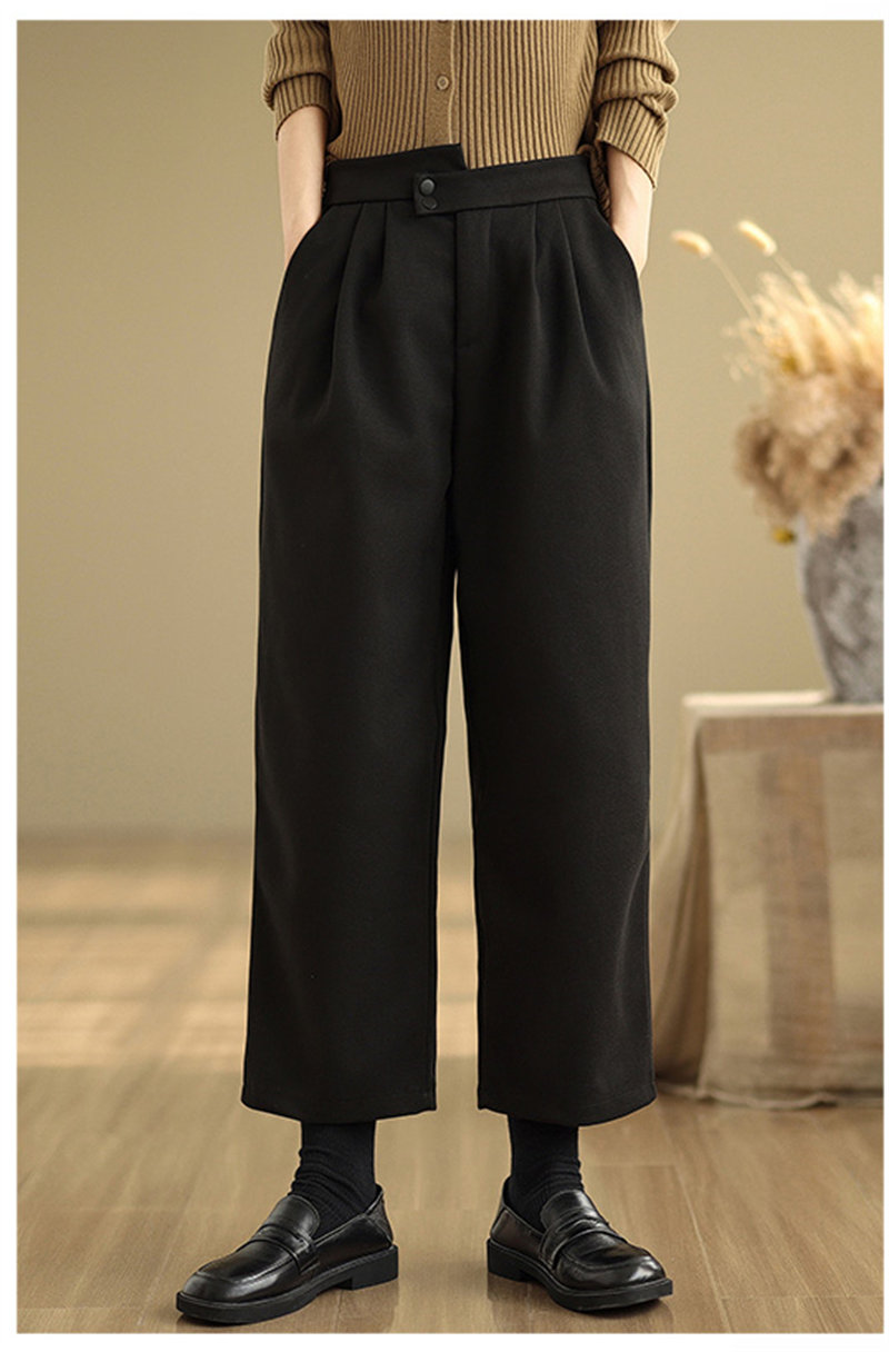 楽天市場】ガウチョパンツ レディース 秋 冬 テーパードパンツ ワイド