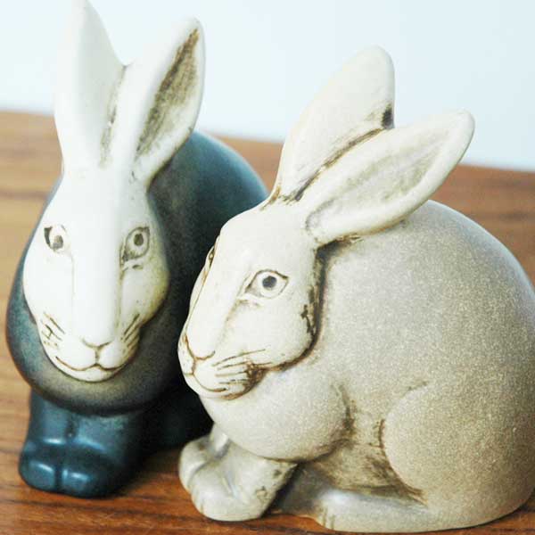 楽天市場】Lisa Larson リサ ラーソン 野うさぎ グレー Hare 北欧