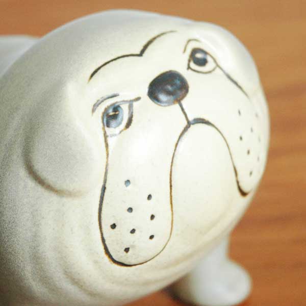 楽天市場】Lisa Larson リサラーソン Bulldog ブルドッグ グレー