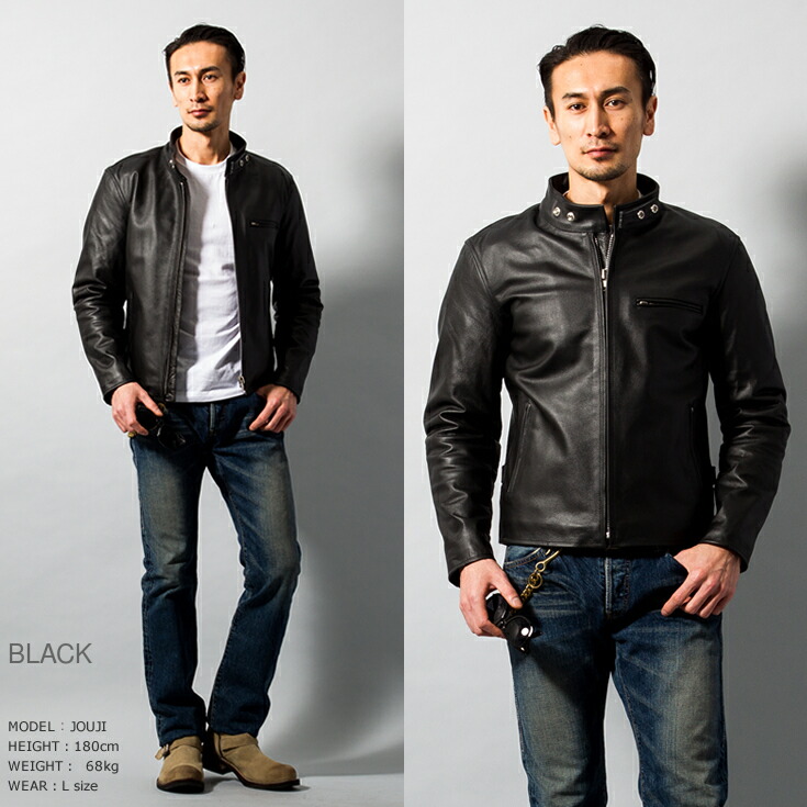 楽天市場】Horn Works 本革 プロテクター付シングルライダース