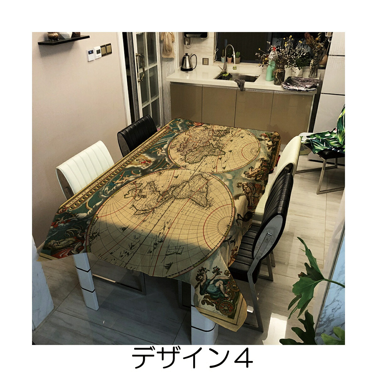 楽天市場】【数量限定！特別価格】 レトロマップ テーブルクロス