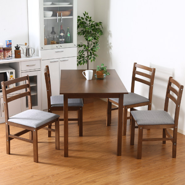 楽天市場】ダイニングセット 5点セット テーブル 幅110cm チェア 4脚