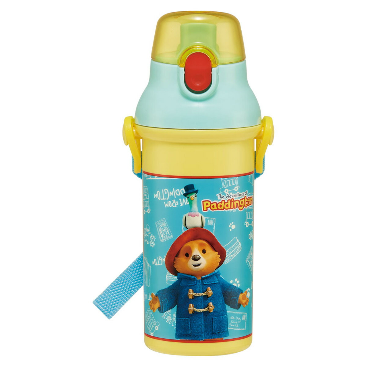 楽天市場】水筒 480ml 抗菌直飲プラボトル パディントン （ 子供用