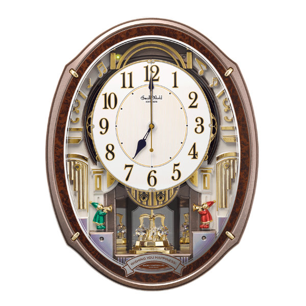 楽天市場】からくり時計 スモールワールドアルディ 電波時計 48曲収録