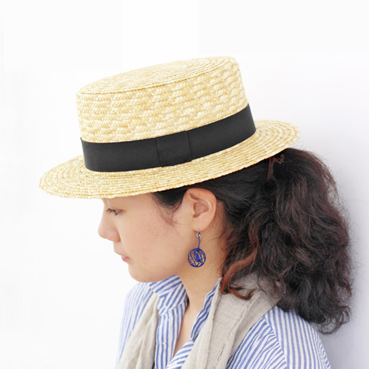 楽天市場】帽子 カンカン帽 WILLYS Canotier フランス製 51cm 54cm