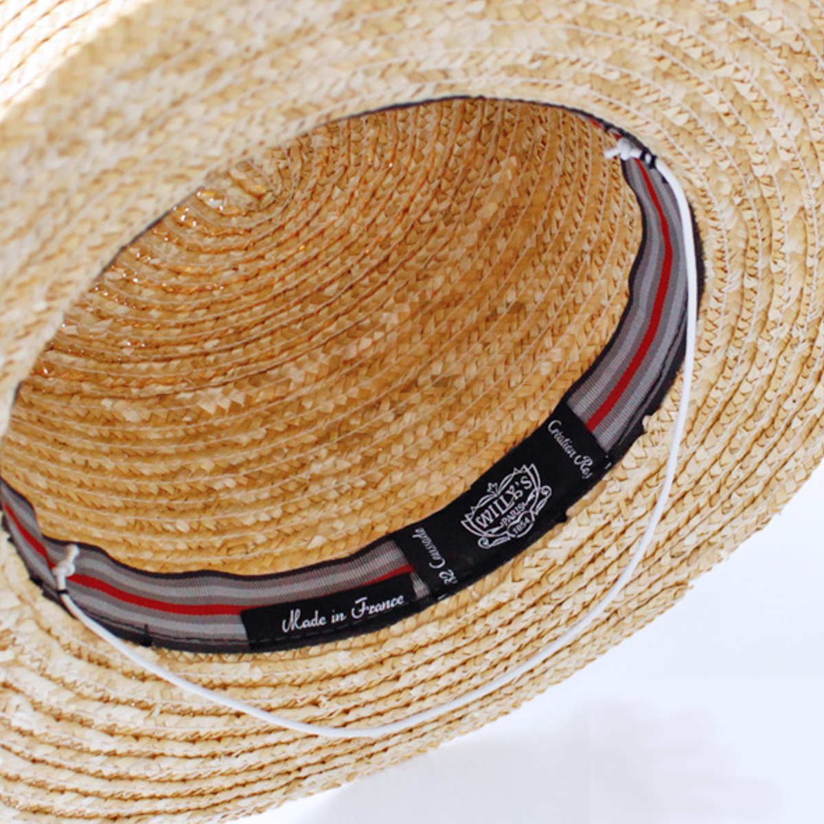 楽天市場】帽子 カンカン帽 WILLYS Canotier フランス製 51cm 54cm