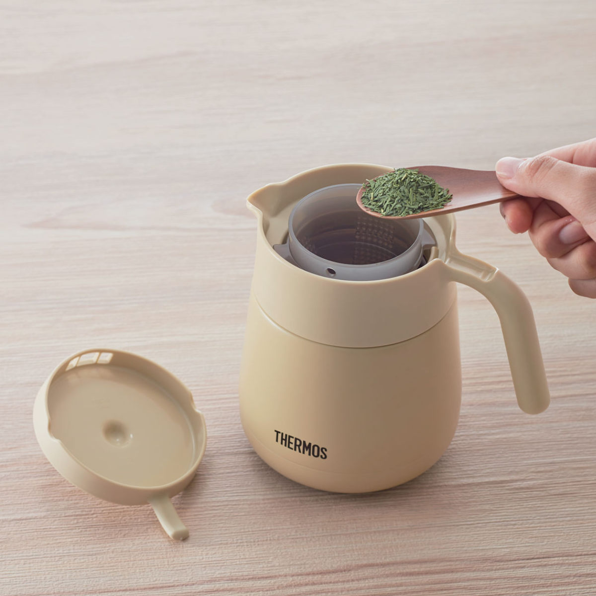 楽天市場】サーモス ティーポット 真空断熱 450ml TTE-450 ステンレス