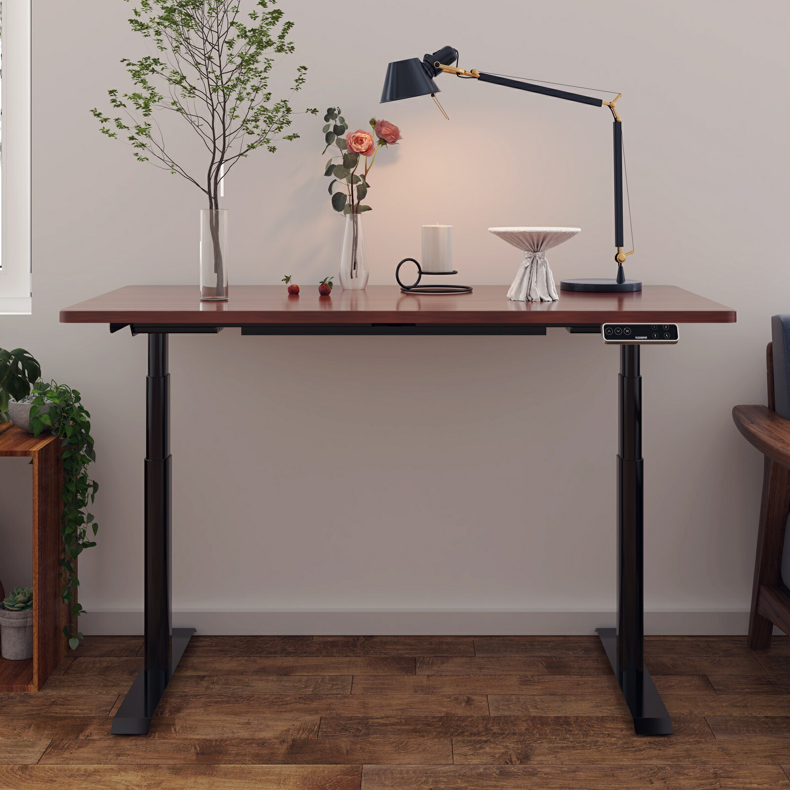 楽天市場】オフィスデスク デスク 高さ調節 電動 昇降 昇降式デスク