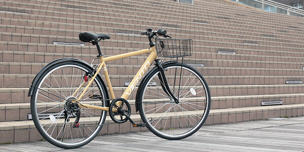 楽天市場】クロスバイク カゴ 自転車 クロスバイク 26インチ 6段変速