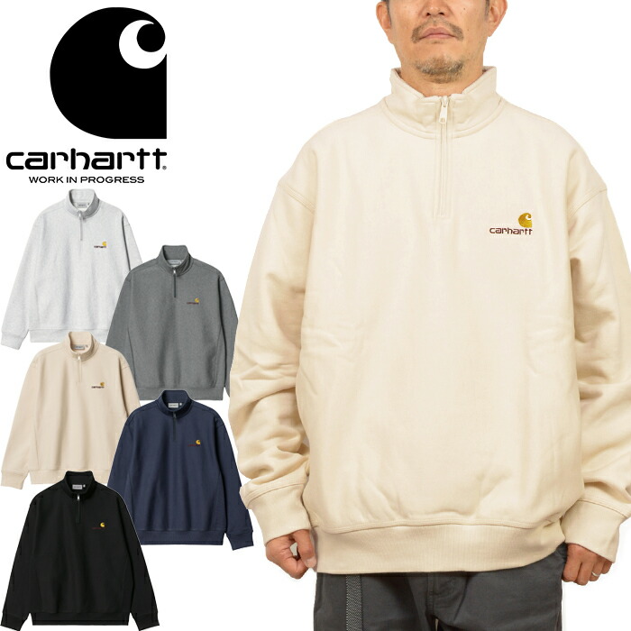 楽天市場】カーハートWIP Carhartt WIP I027014-22F ハーフジップ