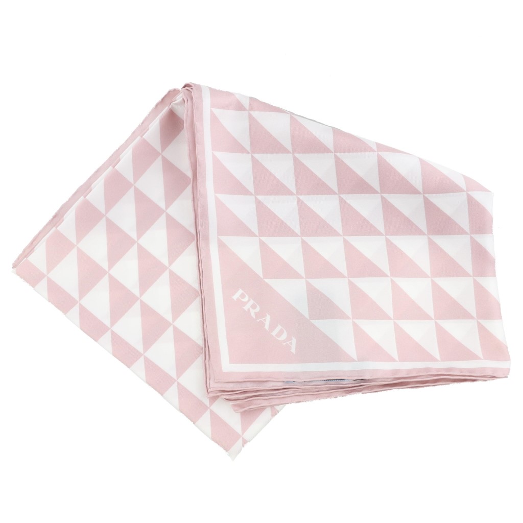 楽天市場】プラダ PRADAスカーフ レディース ピンク 1FF001 2DTP F0V4C