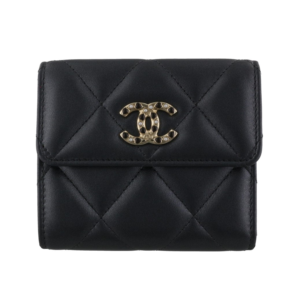 楽天市場】シャネル CHANEL 三つ折り財布 折財布 ミニ財布 レディース