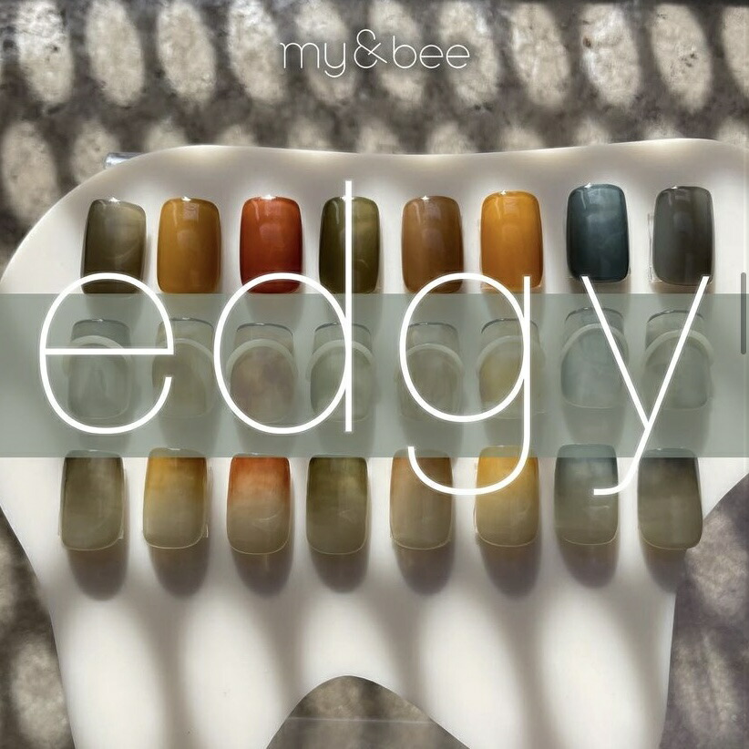 楽天市場】my&bee マイビー カラージェル エッジィセットA 2.5g 8色