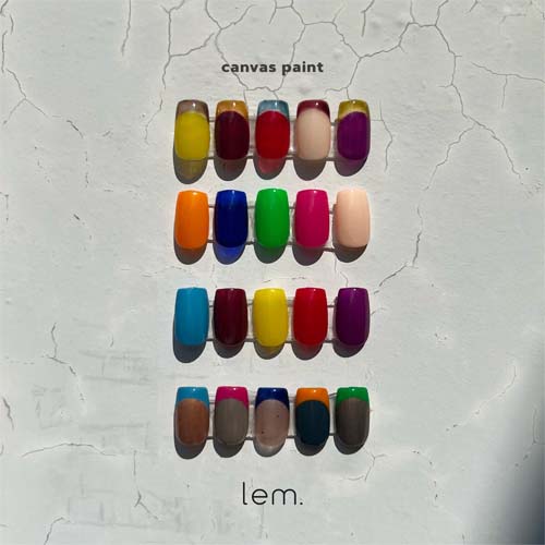 楽天市場】lem. レム カラージェル キャンバスペイント シリーズ 10色