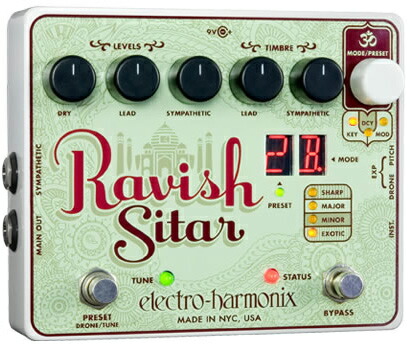 楽天市場】electro-harmonix Ravish Sitar 新品[エレクトロ