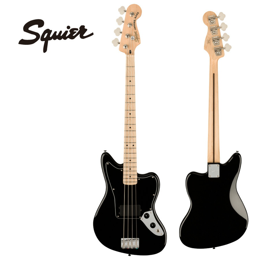 楽天市場】Squier Affinity Series Jaguar Bass H -Black / Maple