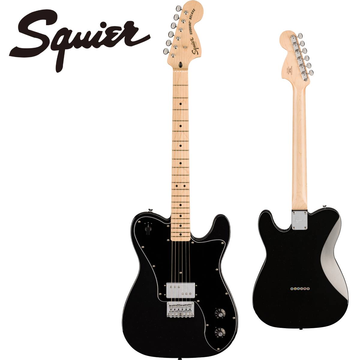 楽天市場】Squier Paranormal Esquire Deluxe -Metallic Black- 新品