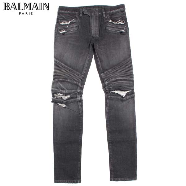 楽天市場】バルマン BALMAIN メンズ パンツ ジーパンジーンズボトムス