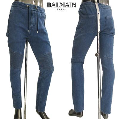 楽天市場】【完売】バルマン BALMAIN メンズ パンツ ボトムス バイカー