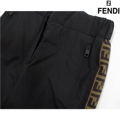 楽天市場】フェンディ FENDI レディース パンツ ボトムス ロゴ サイド